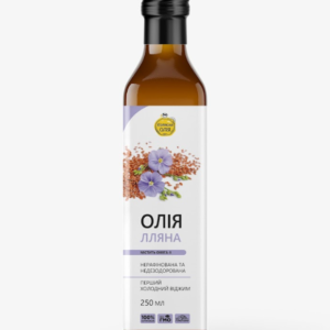 Лляна олія першого холодного віджиму, ТМ "Корисна олія"