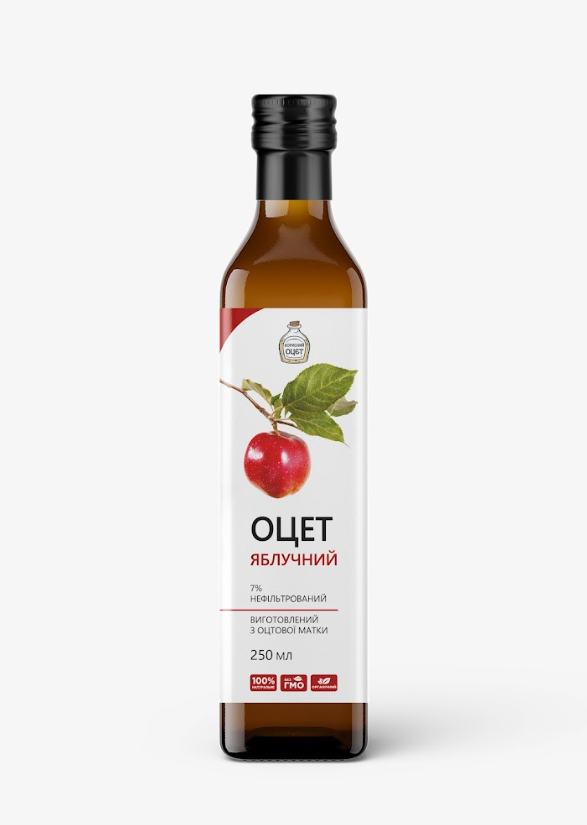 Оцет Яблучний ТМ Корисний оцет Оцет Яблучний ТМ Корисний оцет